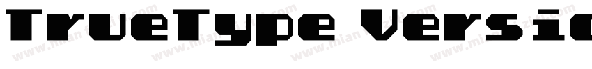 TrueType Version 5字体转换